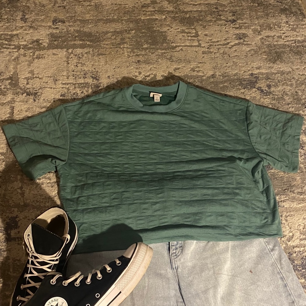 Emerald green shirt (a new day)